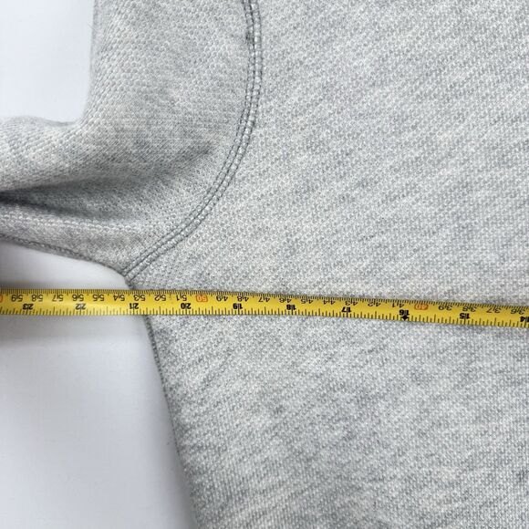 J Crew Cowlneck Sweatshirt Women’s Size L Drawstring Neck Gray pocket kangaroo - Picture 16 of 16